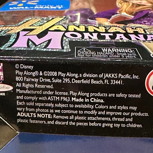 New Hannah Montana Disney Play Along Doll Jakks Pacific Disney 2008 - Picture 9 of 9